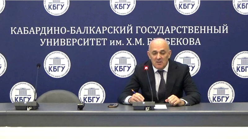 Врио ректора Кабардино-Балкарского государственного университета им. Х.М. Бербекова Мурат Гукепшоков